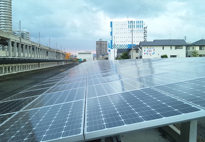 太陽光発電所（宇多津駅）